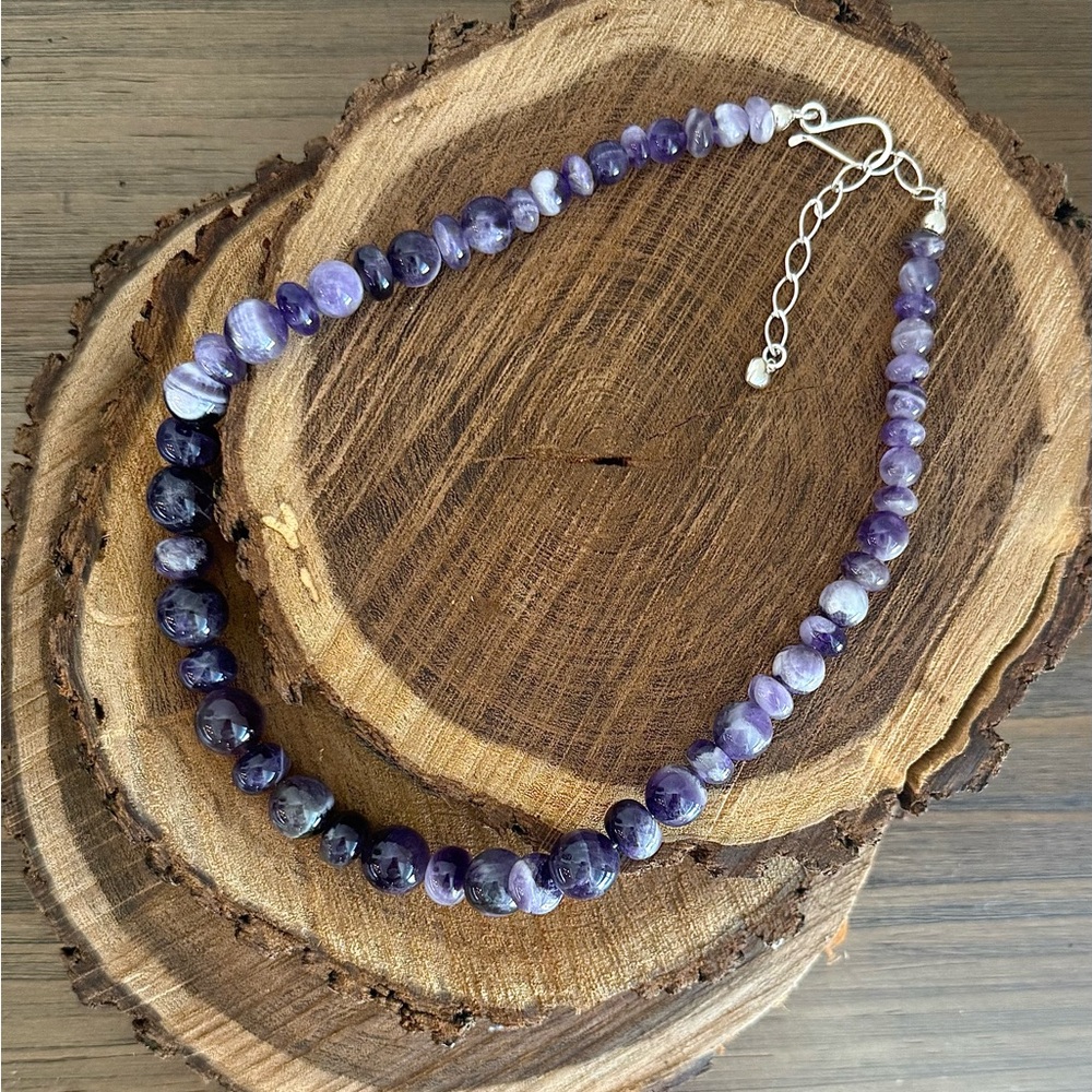 Jay King Graduated Amethyst Bead and Sterling Silver Necklace - Picture 8 of 13